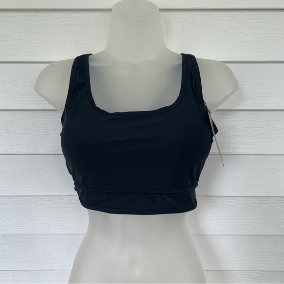BMJL Other - BMJL Chic Black bikini top with adjustable straps size Largw NWT